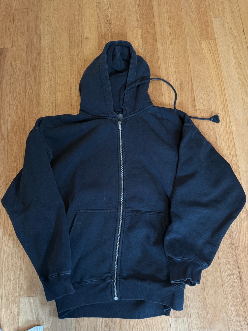 oversized brandy zip up
